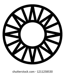 Diamond vector line icon