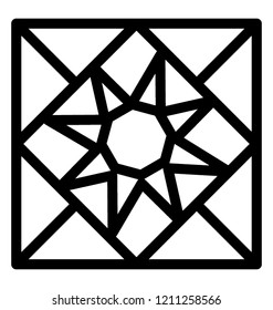 Diamond vector line icon