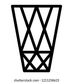 Diamond vector line icon