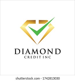 diamond vector logo design graphic template