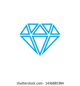 diamond vector logo design illustration