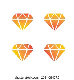 diamond vector set elements company logo