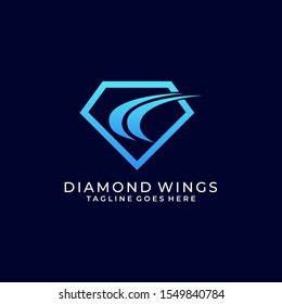 Diamond Vector Template Design Illustration, This logo symbolizes, luxury, premium, beauty. It is suitable for the beauty industry, multimedia jewelry stores and all other related businesses.