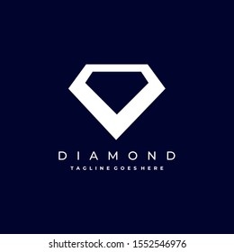Diamond Vector Template Design Illustration, suitable for the beauty industry, multimedia jewelry stores and all other related businesses.