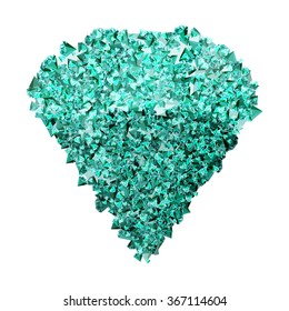 Diamond vector.Crystal gem.White diamond glitter.Diamond isolated.Shiny white sparkles.Vector isolated.