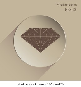 Diamond vektor icon