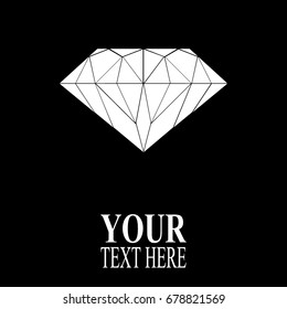 Diamond vektor icon