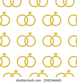 Diamond Wedding Ring, Wedding Invitation, Engagement Ring Seamless Background Pattern