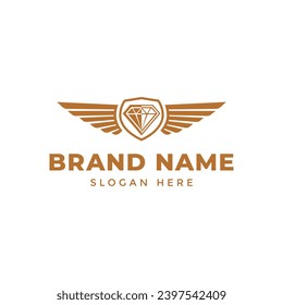 Vektorgrafik des Diamond Wings-Logos