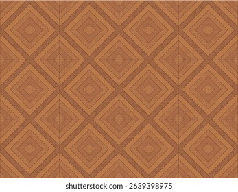 Diamond wood grain arranged in 2 tones. The wood grain has 2 tones, creating dimensions and patterns that look luxurious and classic. Used for parquet floors, living room walls, dining rooms, tables.