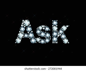 Diamond word ask