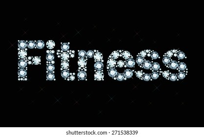 Diamond word Fitness 