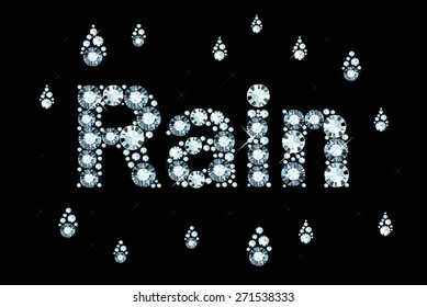 Diamond Word Rain 
