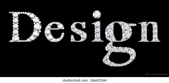diamond words online.Vector illustration.