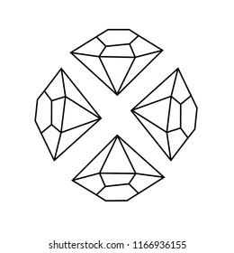 Diamonds Abstract Background