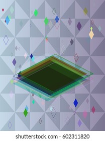 diamonds background vector