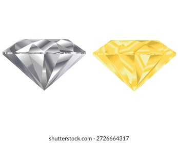 Colores de oro y plata. Vector de Joyas.