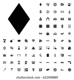 Diamonds icon illustration isolated vector sign symbol. casino icons vector set. on white background