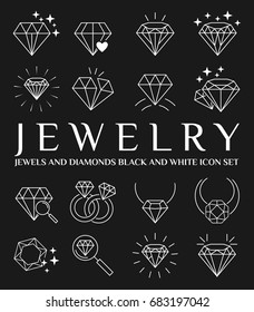 Diamonds icon set