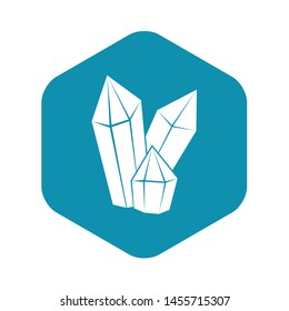 Diamonds icon. Simple illustration of diamonds vector icon for web