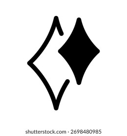 Ilustración de diseño de símbolo de Vector de icono de diamantes