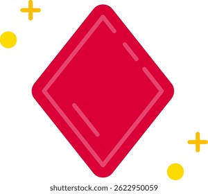 Diamonds Line vector Icon Design