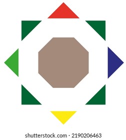 Logo de Diamonds, ilustración, vector sobre un fondo blanco.
