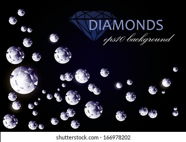 diamonds luxury vector background 