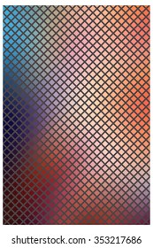 Diamonds mosaic vector abstract colorful background.