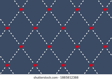 Diamonds motif cute baby pattern traditional argyle geometric ornament. Minimalist background simple geo all over print block for kids fashion textile, towel, shirt fabric, interior wallpaper, cards.