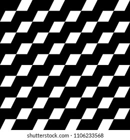 Diamonds ornament. Lozenges illustration. Rhombuses background. Ethnic wallpaper. Mosaic motif. Polygons backdrop. Geometric art. Digital pape, textile print, web design. Seamless vector pattern image