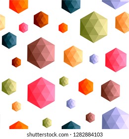 diamonds pattern background vector 