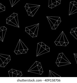 diamonds pattern background vector