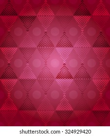 Diamonds Pattern Fantasy, Pink design
