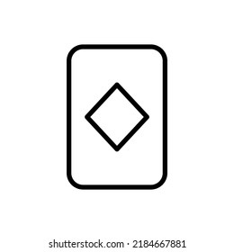 Diamantes jugando con un simple vector de icono. Diseño plano.ai