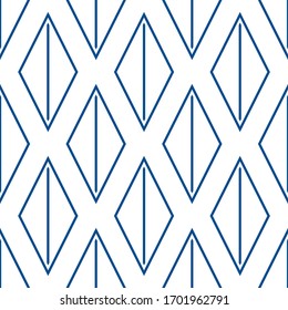 Diamonds, rhombuses, lozenges, tiles seamless pattern. Ethnic ornate. Folk ornament. Geometric image. Tribal wallpaper. Geometrical background. Retro motif. Ethnical textile print. Abstract vector