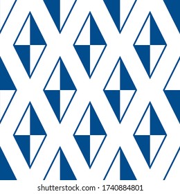 Diamonds, rhombuses, lozenges, tiles seamless pattern. Ethnic ornate. Folk ornament. Geometric image. Tribal wallpaper. Geometrical background. Retro motif. Ethnical textile print. Abstract vector