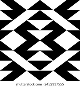 Diamonds, rhombuses, lozenges, tiles, triangles, arrows seamless pattern. Folk ornament. Ethnic ornate. Geometric image. Tribal wallpaper. Geometrical background. Retro motif. Ethnical textile print