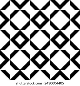 Diamantes, rombos, polígonos patrón sin fisuras. Ornamento étnico. Adorno popular. Imagen geométrica. Papel pintado tribal. Fondo geométrico. Fondo de motivos retro. Estampado textil étnico. Vector abstracto