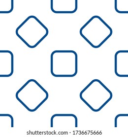 Diamonds, rhombuses, tiles, checks, squares ornament. Seamless pattern. Folk ornate. Geometric wallpaper. Tribal motif. Ethnic backdrop. Textile print, abstract image. Ethnical background. Vector art.