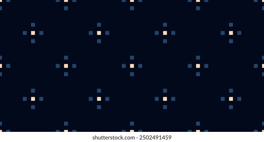 Diamonds seamless pattern classic blue white background geometric motif. Modern geometrical grunge texture fabric design textile swatch ladies dress, men's shirt, scarf all over print block.