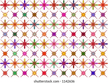 diamonds and shapes background