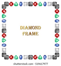 Diamonds square frame
