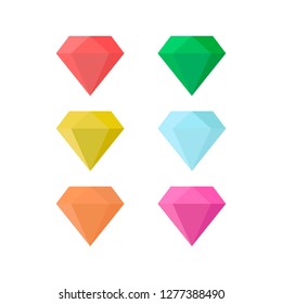 Diamonds. vector illustration