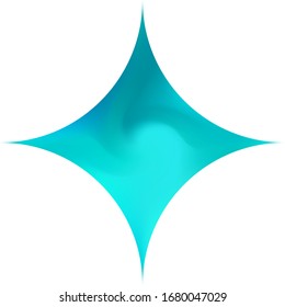 Diamond-shaped abstract background. Trendy soft color rhombus. Minimal backdrop in style of 90th, 80th. Blue smooth elegant colored, and easy editable modern gradient template.