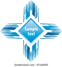 Diamond-shaped background