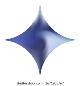 Diamond-shaped blurred background. Trendy soft color art. Simple backdrop in style of 90th, 80th. Blue modern abstract cover for your graphic design or creative projects.
