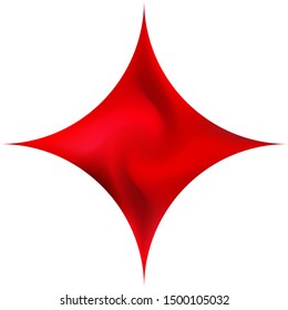 Diamond-shaped chromatic background. Neon backdrop in style of 90th, 80th. Trendy soft color effect. Red effective modern screen design for brochure, calendar, cards or invitation.