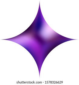 Diamond-shaped chromatic background. Neon backdrop in style of 90th, 80th. Trendy soft color quadrangle. Violet effective modern screen design for brochure, calendar, cards or invitation.