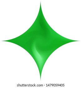 Diamond-shaped chromatic background. Trendy soft color pastel. Minimal backdrop in style of 90th, 80th. Green effective modern screen design for brochure, calendar, cards or invitation.